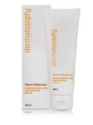 קרם לחות עם מקדם הגנה spf 50 דמי מייקאפ – Block spf 50 demi make up - דרמלוסופי