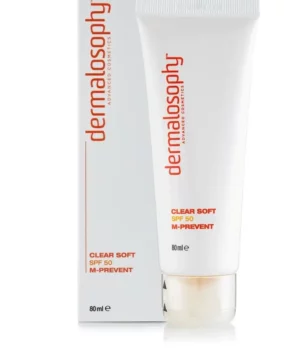 בלוק spf 50 שקוף עם מדכא מלנין – Clear soft spf 50 m prevent