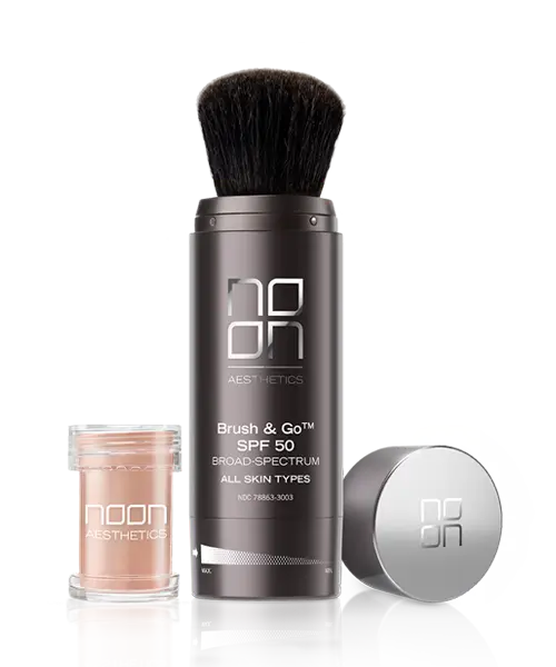 Brush & Go SPF 50 - מברשת אבקת הגנה NOON